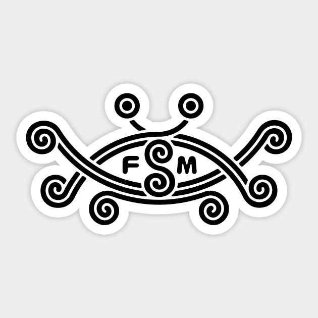 Flying Spaghetti Monster Sticker by Penkin Andrey